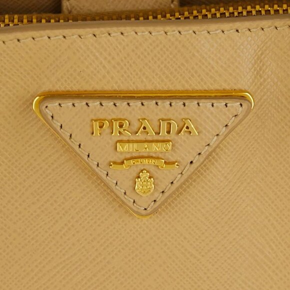 Prada Sabbia Saffiano Lux Leather Small Tote Bag BN1874 - Picture 8 of 11